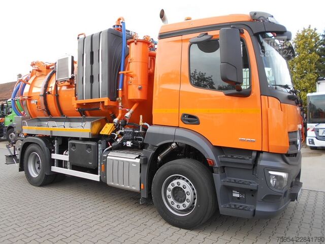 вакуумен цистерна камион Mercedes-Benz Actros 1836 L 4x2 / Faros 10/0,5