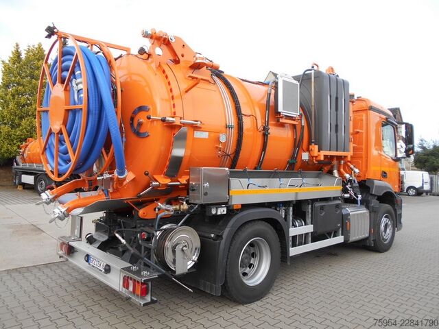 вакуумен цистерна камион Mercedes-Benz Actros 1836 L 4x2 / Faros 10/0,5