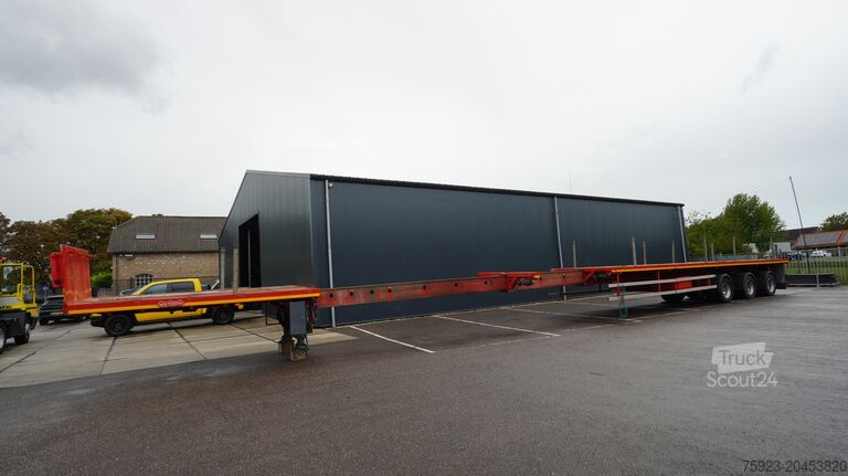 Zwiastun platformy Nooteboom 3 AXLE FLATBED 3X EXTENDABLE TRAILER 43.95mtr T...