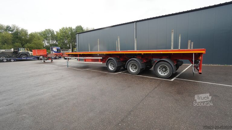 Príves na plošinu Nooteboom 3 AXLE FLATBED 3X EXTENDABLE TRAILER 43.95mtr T...
