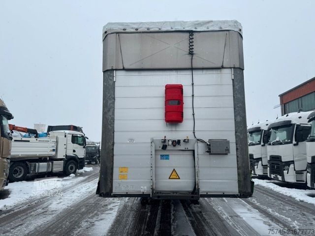Auflieger mit Pritsche & Plane SCHMITZ CARGOBULL SCB*S3T *  * LIFTACHSE * HUBDACH*ÜBERBREITE