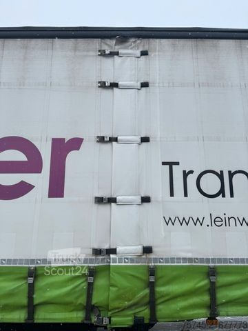 Auflieger mit Pritsche & Plane SCHMITZ CARGOBULL SCB*S3T *  * LIFTACHSE * HUBDACH*ÜBERBREITE