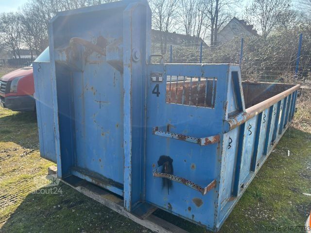 Roll-off tipper truck  Abrollcontainer mit 10 cbm in gutem Zusatnd