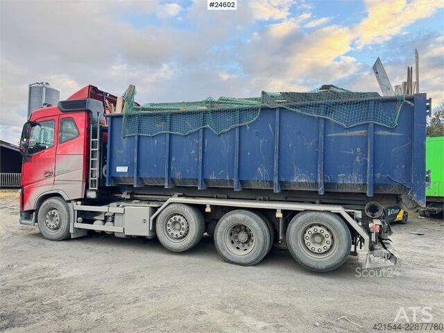System för krokarm Volvo FH500 8x2 Hooklift Truck – 275,000 km WATCH VIDEO