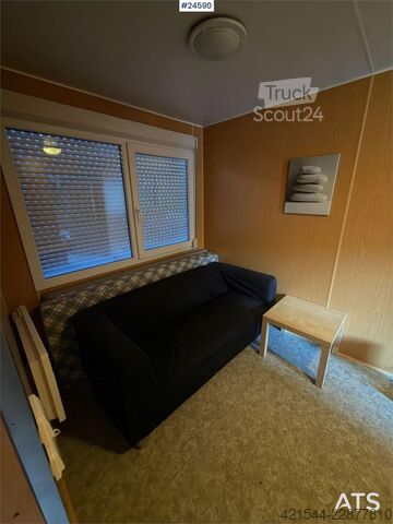 Personalbod med två bostadsenheter  Mannskaps brakke med to hybler