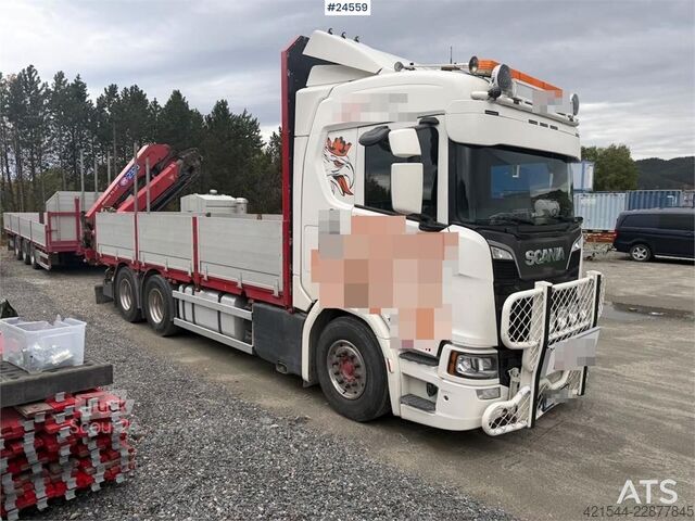 Автокран Scania R650 6x4 Crane truck – 23 tm HMF crane