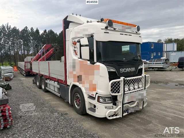 Автокран Scania R650 6x4 Crane truck – 23 tm HMF crane