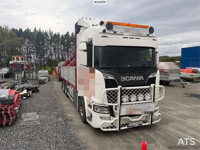 Автокран Scania R650 6x4 Crane truck – 23 tm HMF crane