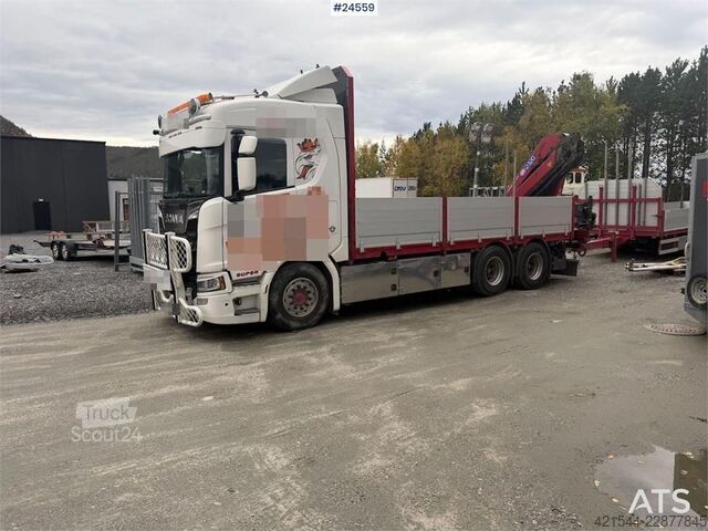 Автокран Scania R650 6x4 Crane truck – 23 tm HMF crane
