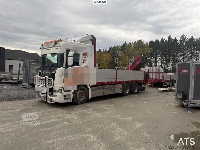 Автокран Scania R650 6x4 Crane truck – 23 tm HMF crane