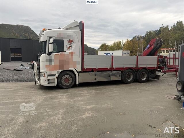 Автокран Scania R650 6x4 Crane truck – 23 tm HMF crane