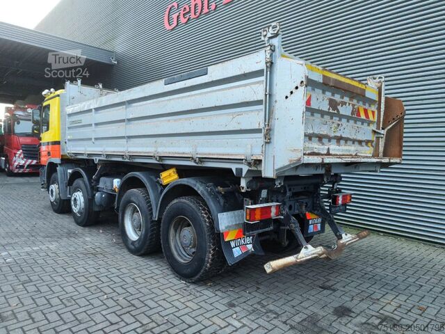 3-sided tipper Mercedes-Benz Actros 4141 8x4 Meiller 3 Seitenkipper