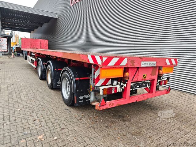 Plattform trailer Nooteboom OVB-48-03V 15.4 Meter Extandable Powersteering ...