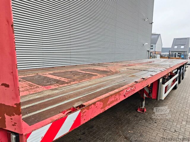 Plattform trailer Nooteboom OVB-48-03V 15.4 Meter Extandable Powersteering ...