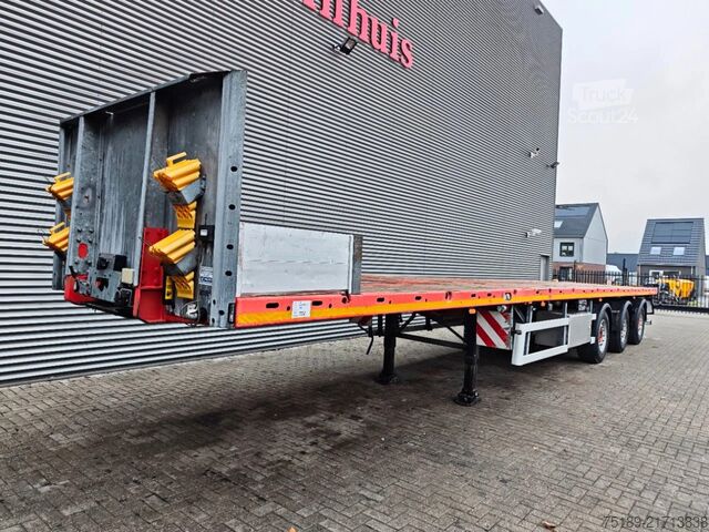 Plattformanhänger Faymonville F-S43-1BGS 7.5 Meter Extandable Powersteering!