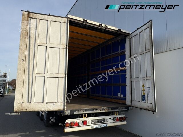 Semirimorchio con telone Krone SD Schiebeplane, Trommelbremse