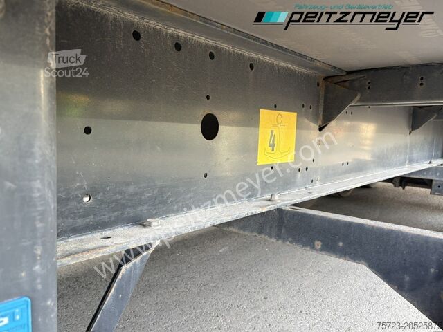 Open semitrailer with tarp Krone SD Schiebeplane, Trommelbremse