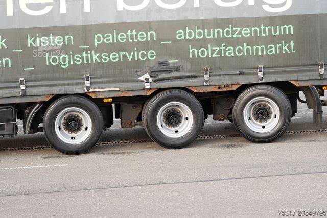 Semirimorchio con telone SCHWARZMÜLLER JUMBO GARDINE SCHWANENHALS LENKACHSE BPW
