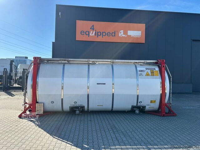Conteneur-citerne Van Hool 20FT SWAP BODY / 30.600L / 3 comp (7.500L + 15...