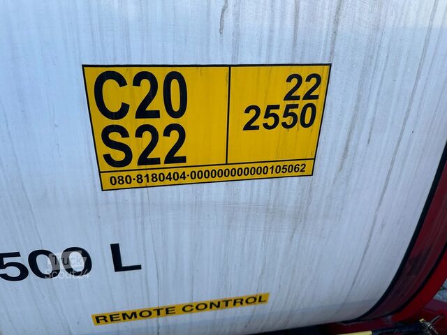 Conteneur-citerne Van Hool 20FT SWAP BODY / 30.600L / 3 comp (7.500L + 15...