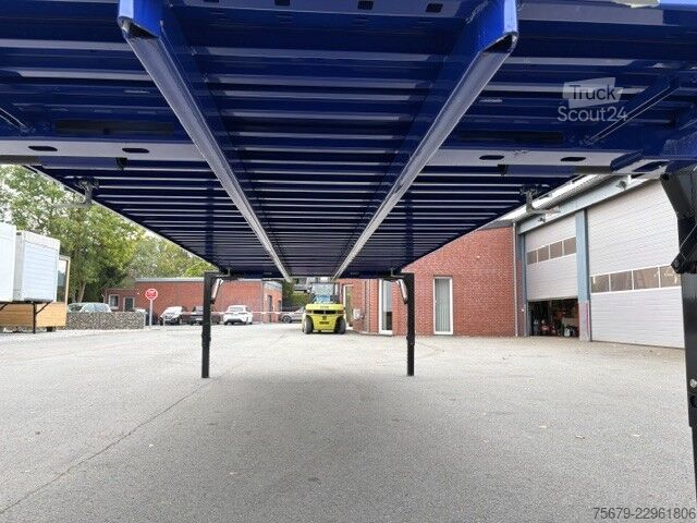 Vaihdettava kori laatikkorakenteella Krone BDF-System, 7.450 mm lang, FABRIKNEU in THW Blau