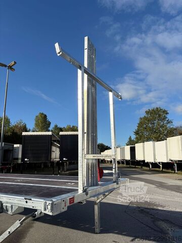 Vaihdettava kori lavalla ja pressulla Kögel Wechselrahmen, BDF-System, 7.450 mm lang, mit Tragarm