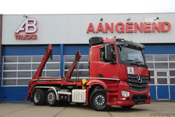 Kaapelijärjestelmä Mercedes-Benz Antos 2545 - 218 TKM - 6x2 - SKIP LOADER PALFIN...