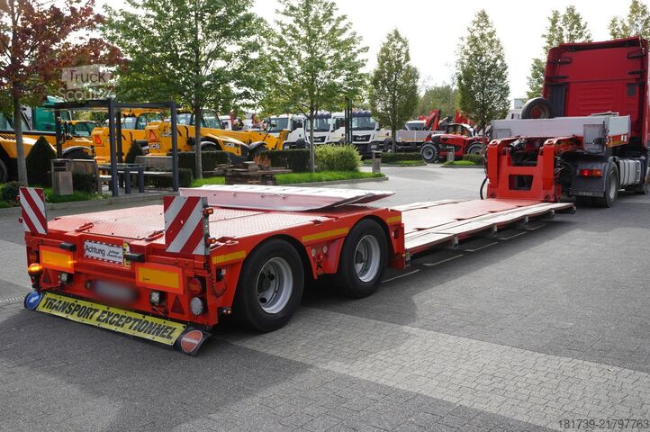 ниска платформа Kässbohrer LB2 TIEF-BETT low loader semi-trailer /