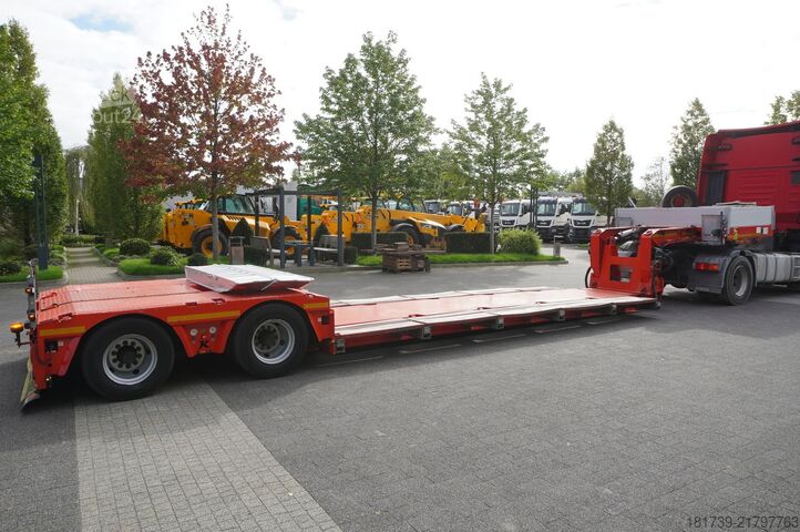 ниска платформа Kässbohrer LB2 TIEF-BETT low loader semi-trailer /