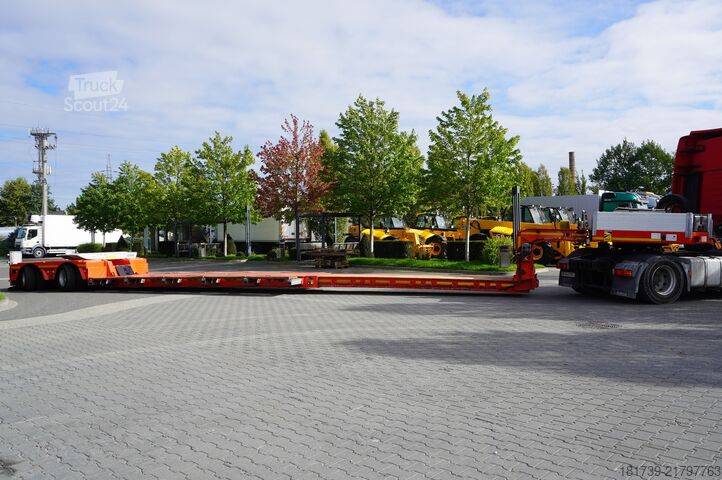 ниска платформа Kässbohrer LB2 TIEF-BETT low loader semi-trailer /