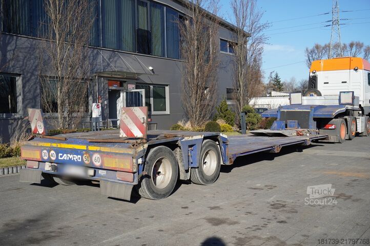 ниска платформа CAMRO CN 26.20B low-bed semi-trailer/ Tiefbett
