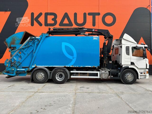Сміттєвоз Scania P 410 6x2*4 Hiab 188ES-2 / NTM KGH-HB 19 m3
