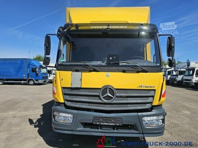 Вантажівка з платформою і тентом Mercedes-Benz Atego 1227 Plane Spriegel LBW BÄR 1.500 Kg + AHK