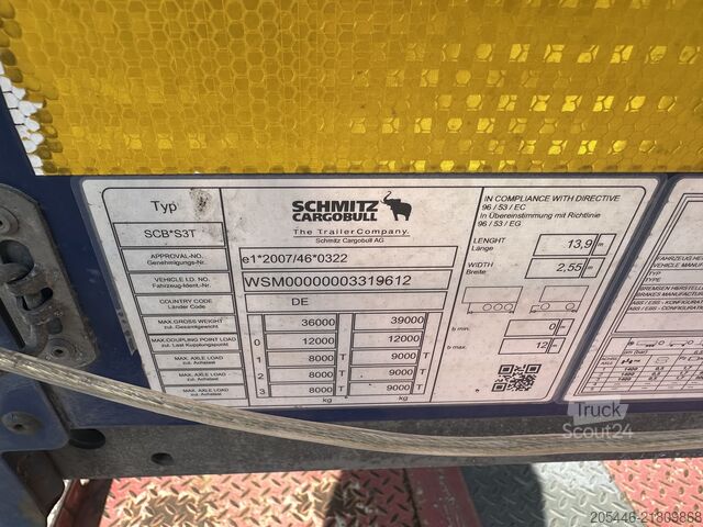 Otvorena poluprikolica sa ceradom Schmitz Cargobull SCS 24/L -13.62 Mega HU 02/2027