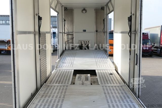Semi-remorque porte-voitures  Moetefindt geschloss. Autotransporter