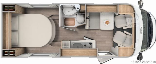 Halvintegrerad husbil CARADO V 339 Navi/Kamera, Markise, SAT/TV