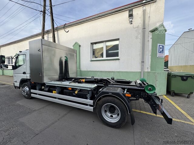 Навантажувач -навантажувач Fuso Canter 9C18 Abrollkipper HYVA 6 T