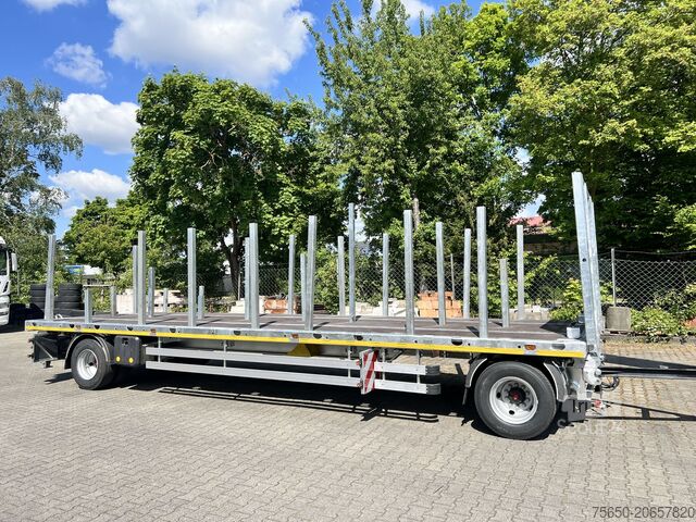Reboque aberto Möslein T 2 Plato 8,6m 2 Achs Jumbo- Plato- Anhänger