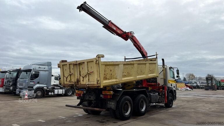 Tippbil med kran DAF CF 85.340 (EURO 3 / MANUAL GEARBOX / TOP CONDIT...