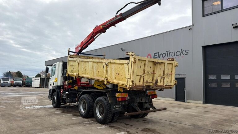 Tippbil med kran DAF CF 85.340 (EURO 3 / MANUAL GEARBOX / TOP CONDIT...