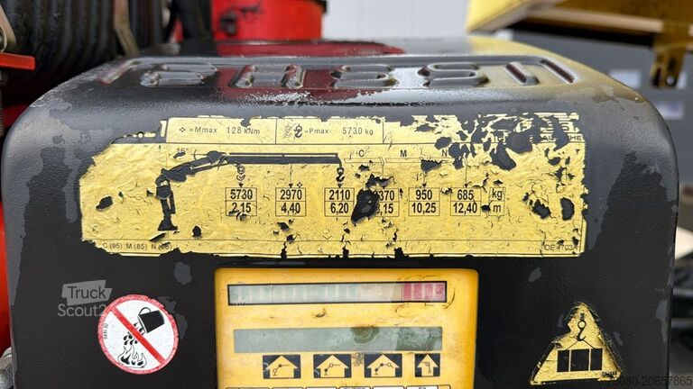 Tippbil med kran DAF CF 85.340 (EURO 3 / MANUAL GEARBOX / TOP CONDIT...