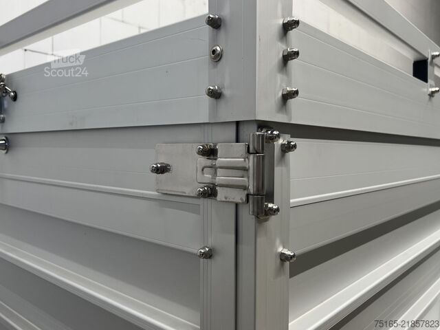Släpvagn med lock KOCH 4.13 2 BWEH u. Deckel Tür Deckelanhänger