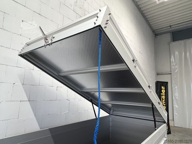 Släpvagn med lock KOCH 4.13 2 BWEH u. Deckel Tür Deckelanhänger