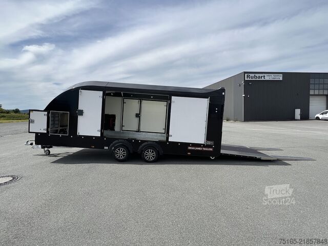 βαν μεταφοράς αυτοκινήτων Brian James Race Transporter 5 Autotransporter geschlossen