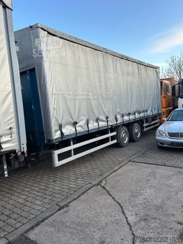 Open aanhangwagen met zeil  CBV Blumhardt-10 tonner-Ladefläche 8,4m-Blattg.