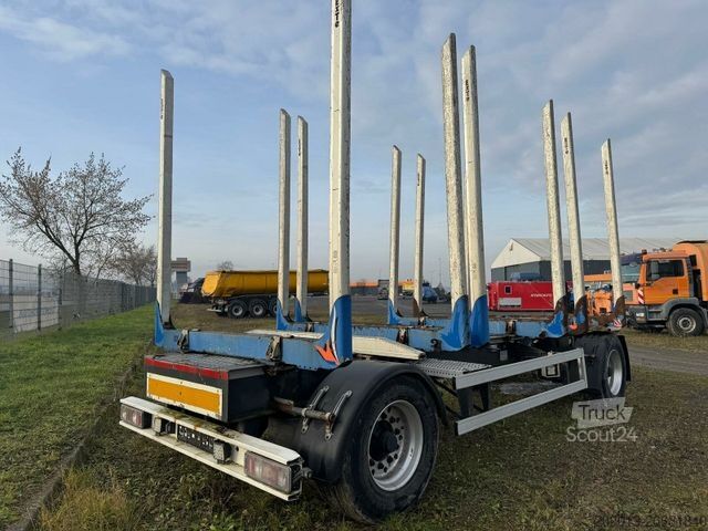 Ρυμουλκούμενο κορμών  ZANNER AHK 18 Holzanhänger 2 Achse 3350kg