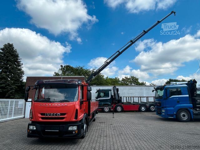 Lastbilmonteret kran IVECO 120E25 Eurocargo Pritsche +HIAB XS 088 Kran
