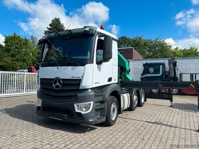 Kravas automašīnai uzstādīts celtnis MERCEDES-BENZ 2545 Antos SZM mit PK 41002 Kran 6x2