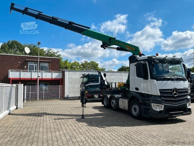 Kravas automašīnai uzstādīts celtnis MERCEDES-BENZ 2545 Antos SZM mit PK 41002 Kran 6x2