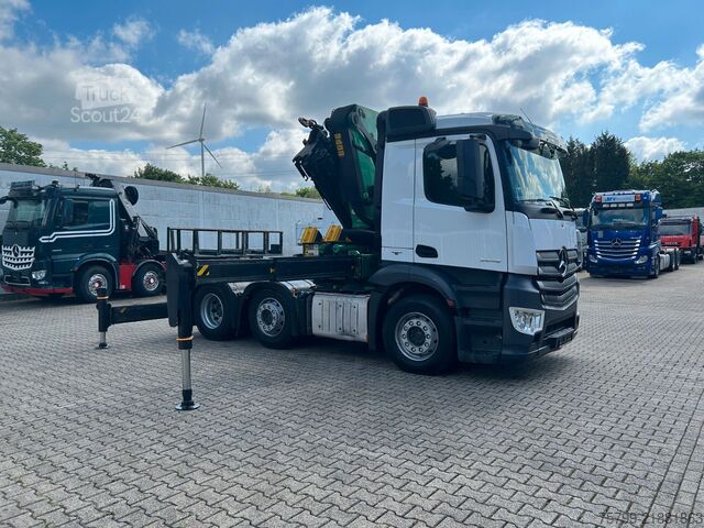 Kravas automašīnai uzstādīts celtnis MERCEDES-BENZ 2545 Antos SZM mit PK 41002 Kran 6x2